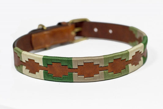 Lederen halsband Polo